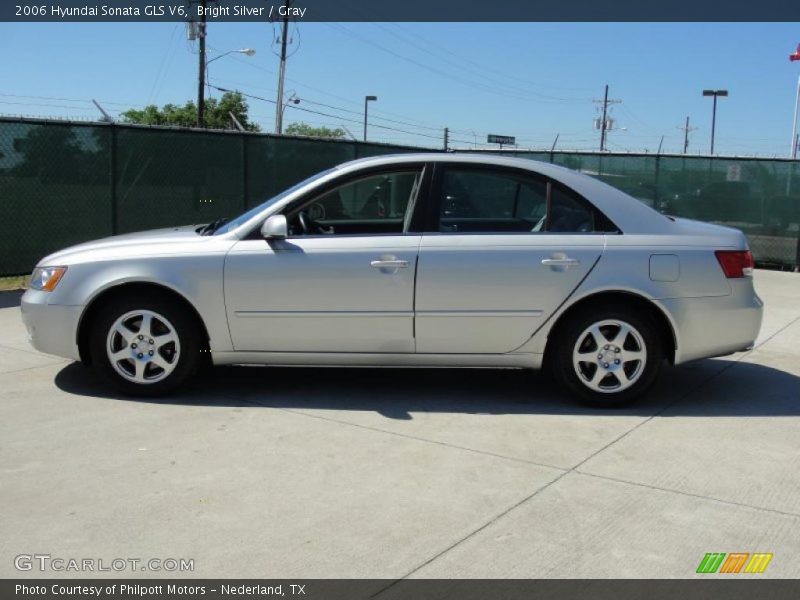 Bright Silver / Gray 2006 Hyundai Sonata GLS V6