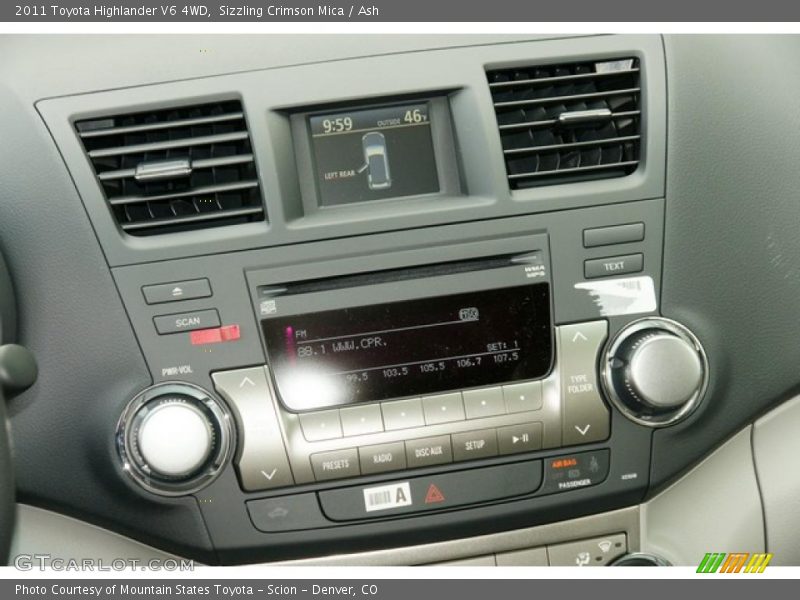 Sizzling Crimson Mica / Ash 2011 Toyota Highlander V6 4WD