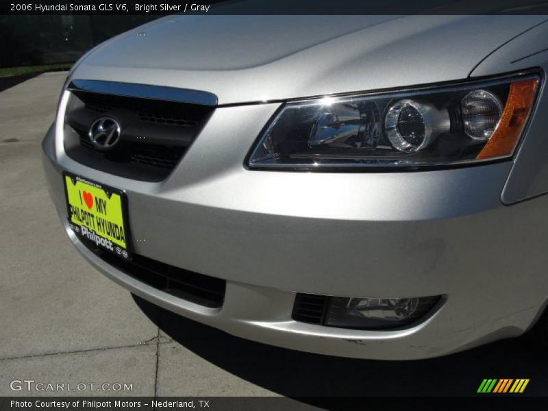 Bright Silver / Gray 2006 Hyundai Sonata GLS V6