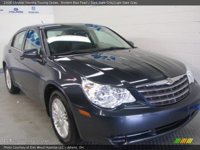 Modern Blue Pearl / Dark Slate Gray/Light Slate Gray 2008 Chrysler Sebring Touring Sedan