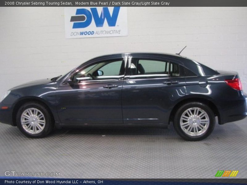 Modern Blue Pearl / Dark Slate Gray/Light Slate Gray 2008 Chrysler Sebring Touring Sedan