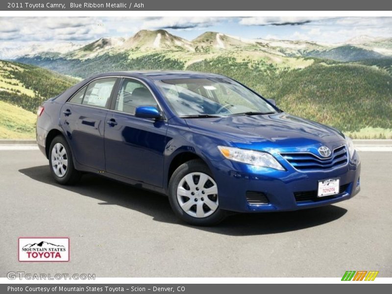 Blue Ribbon Metallic / Ash 2011 Toyota Camry