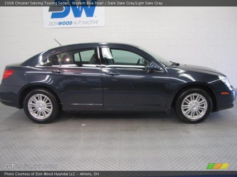 Modern Blue Pearl / Dark Slate Gray/Light Slate Gray 2008 Chrysler Sebring Touring Sedan