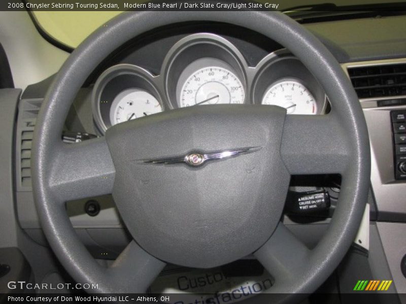 Modern Blue Pearl / Dark Slate Gray/Light Slate Gray 2008 Chrysler Sebring Touring Sedan