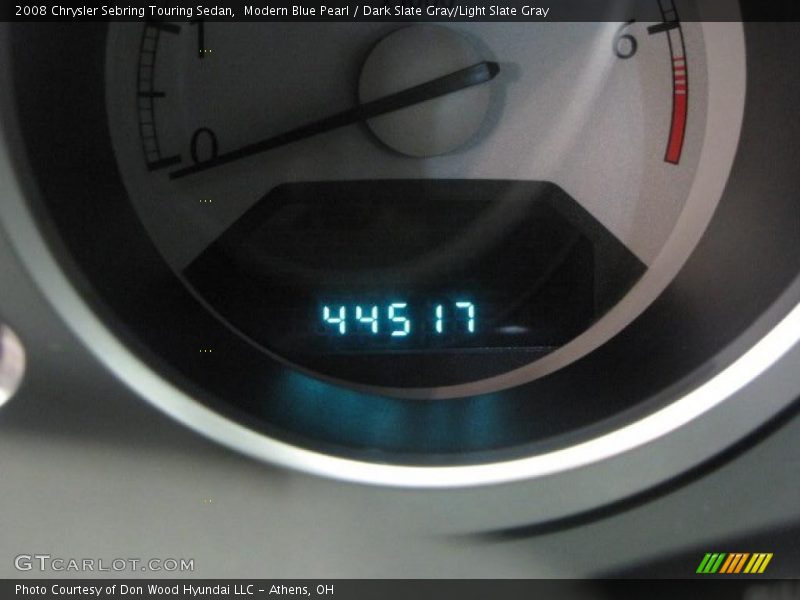 Modern Blue Pearl / Dark Slate Gray/Light Slate Gray 2008 Chrysler Sebring Touring Sedan