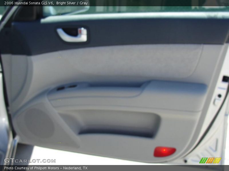 Bright Silver / Gray 2006 Hyundai Sonata GLS V6
