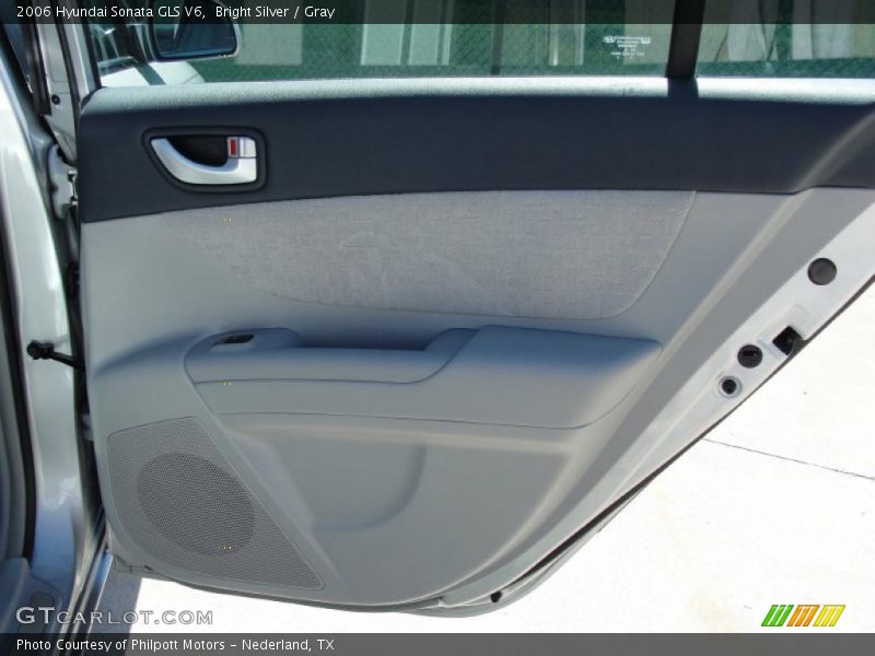 Bright Silver / Gray 2006 Hyundai Sonata GLS V6