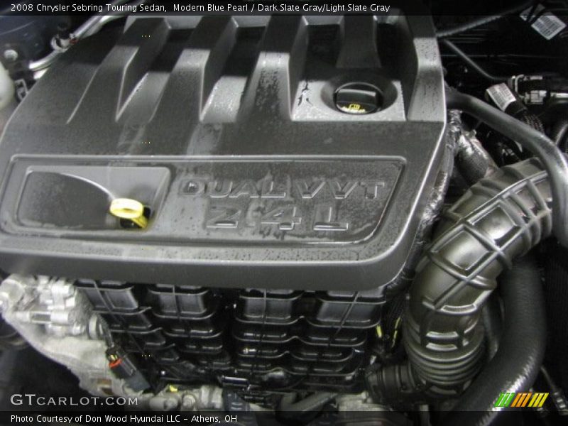 Modern Blue Pearl / Dark Slate Gray/Light Slate Gray 2008 Chrysler Sebring Touring Sedan