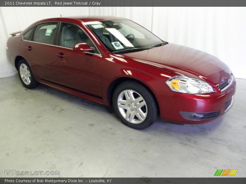 Red Jewel Tintcoat / Gray 2011 Chevrolet Impala LT