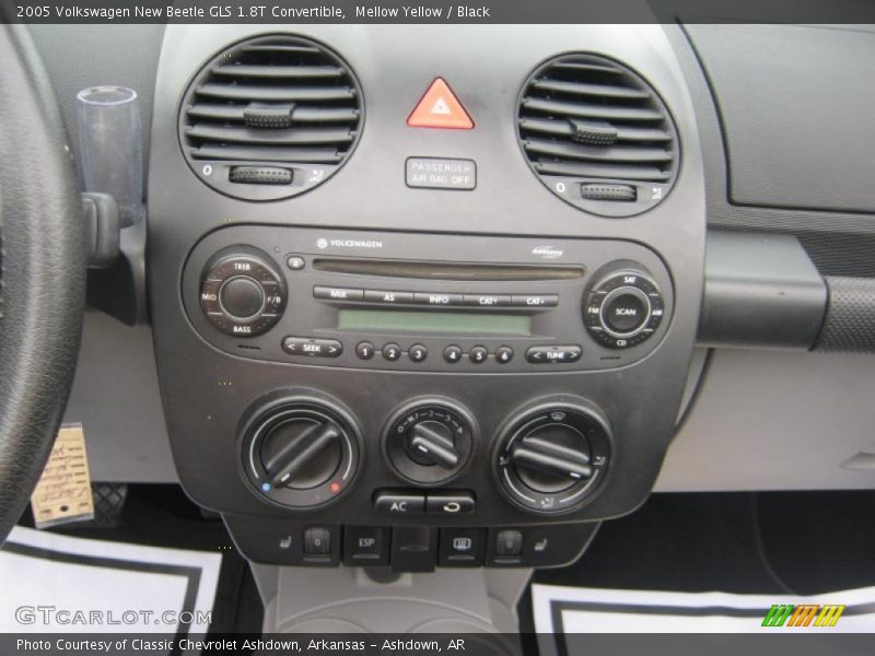 Controls of 2005 New Beetle GLS 1.8T Convertible