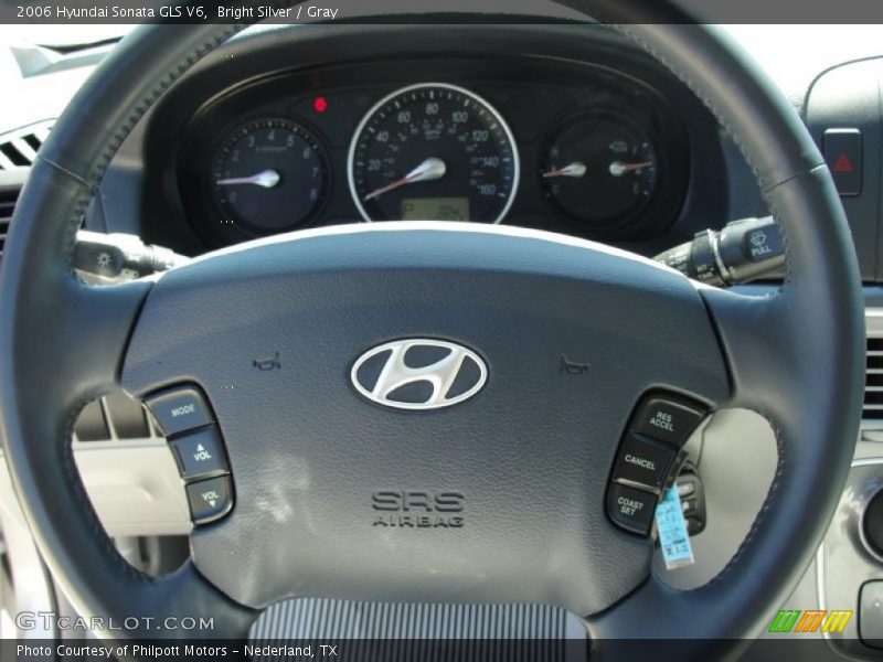 Bright Silver / Gray 2006 Hyundai Sonata GLS V6