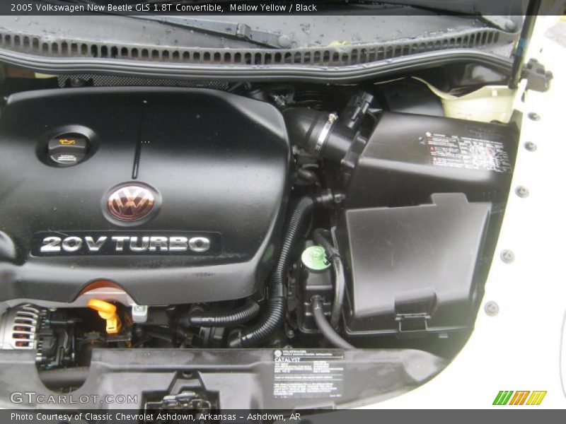  2005 New Beetle GLS 1.8T Convertible Engine - 1.8 Liter Turbocharged DOHC 20-Valve 4 Cylinder