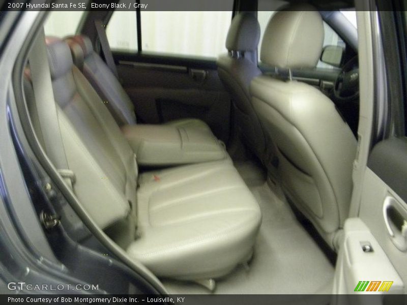 Ebony Black / Gray 2007 Hyundai Santa Fe SE