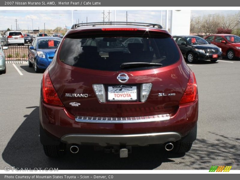 Merlot Pearl / Cafe Latte 2007 Nissan Murano SL AWD