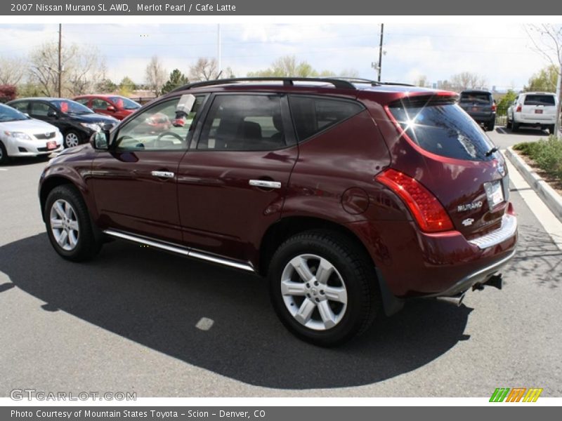 Merlot Pearl / Cafe Latte 2007 Nissan Murano SL AWD