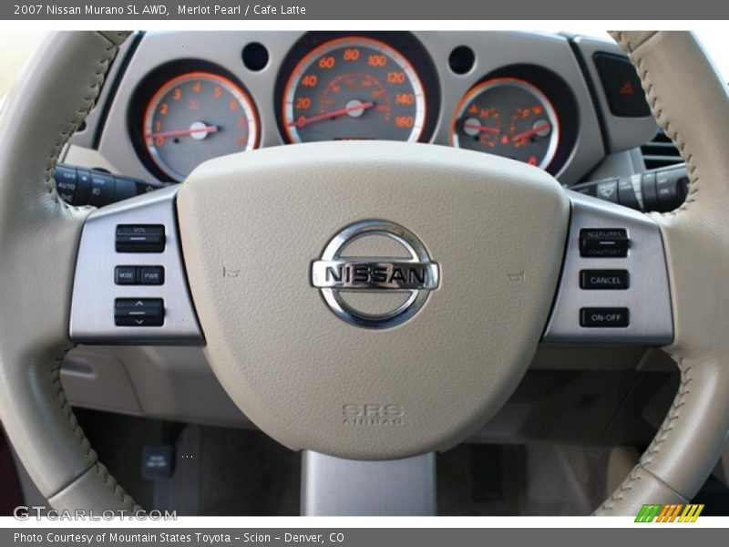 Merlot Pearl / Cafe Latte 2007 Nissan Murano SL AWD