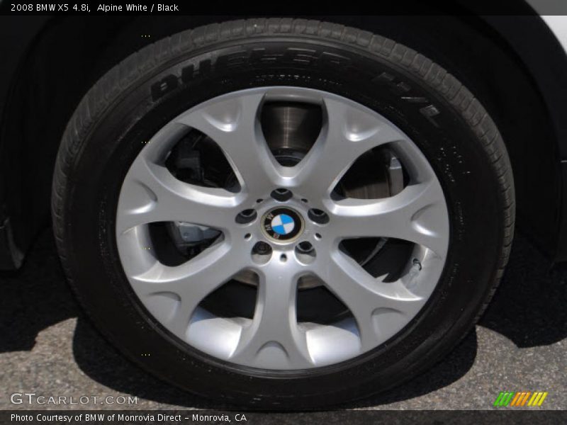 Alpine White / Black 2008 BMW X5 4.8i