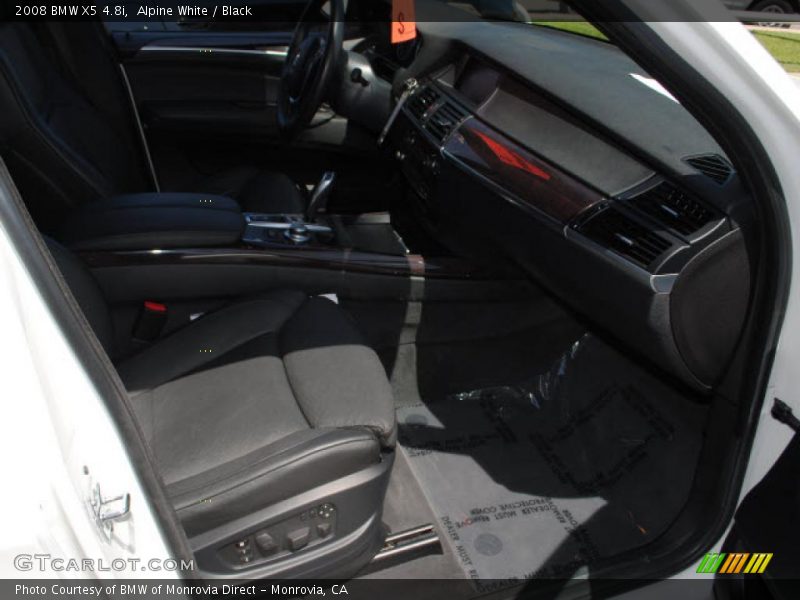 Alpine White / Black 2008 BMW X5 4.8i