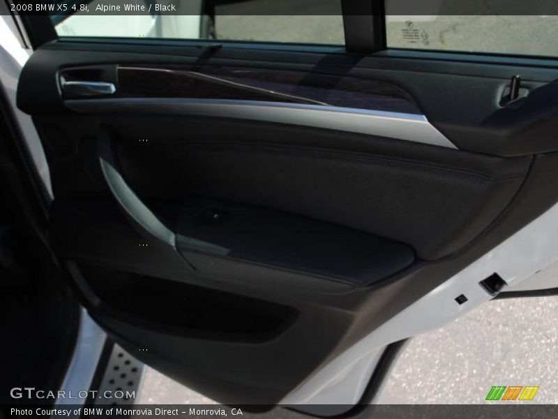 Alpine White / Black 2008 BMW X5 4.8i