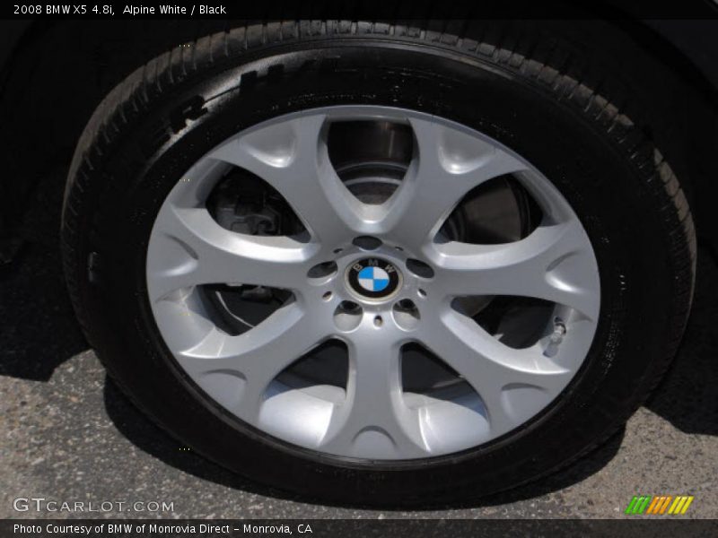 Alpine White / Black 2008 BMW X5 4.8i