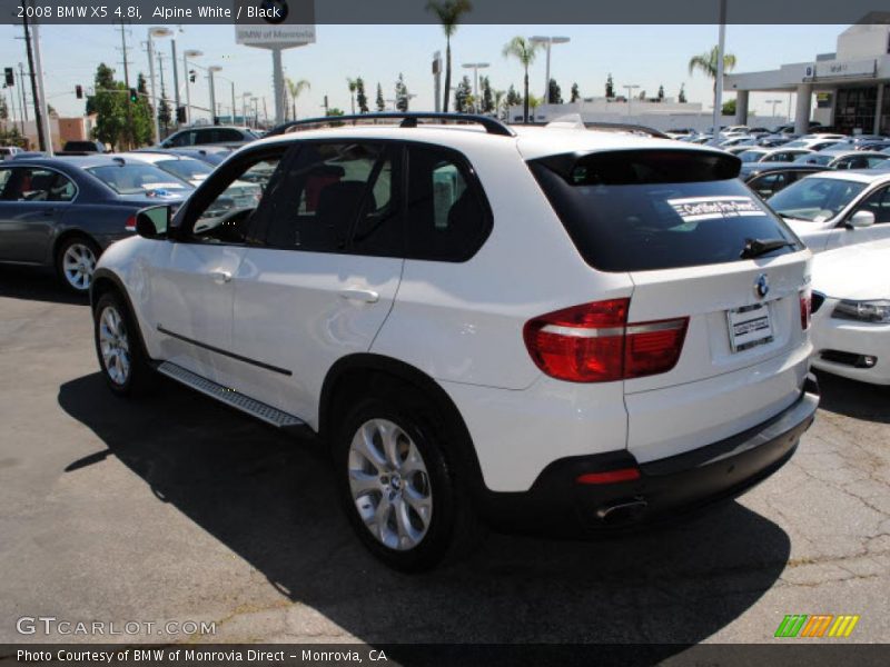 Alpine White / Black 2008 BMW X5 4.8i