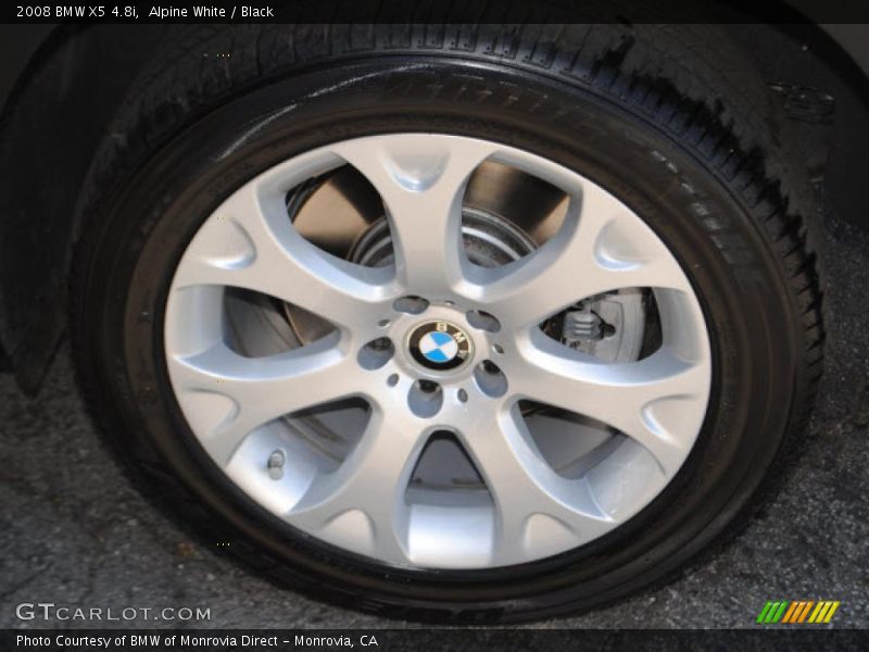 Alpine White / Black 2008 BMW X5 4.8i