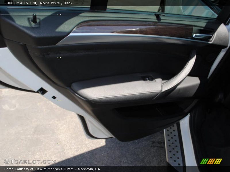 Alpine White / Black 2008 BMW X5 4.8i