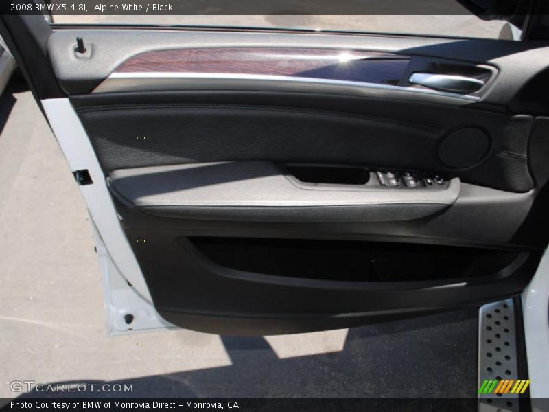 Alpine White / Black 2008 BMW X5 4.8i