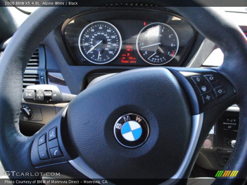 Alpine White / Black 2008 BMW X5 4.8i