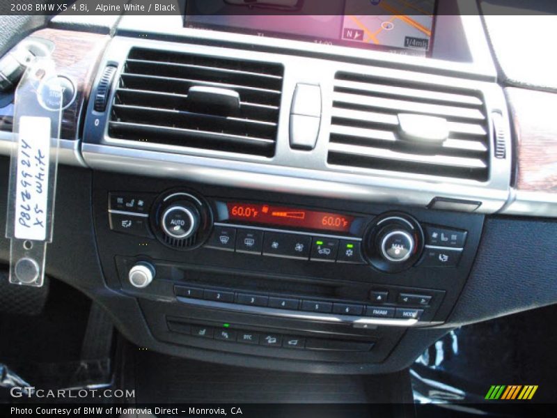 Alpine White / Black 2008 BMW X5 4.8i