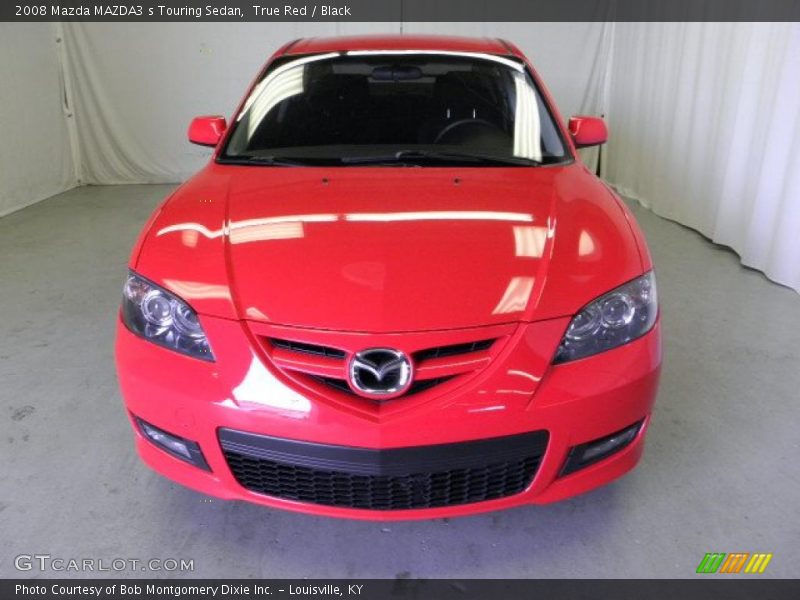 True Red / Black 2008 Mazda MAZDA3 s Touring Sedan