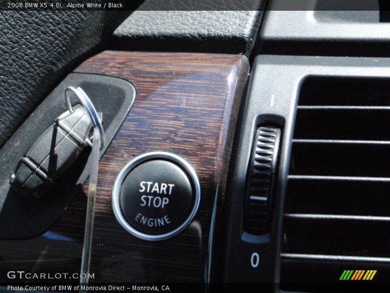 Alpine White / Black 2008 BMW X5 4.8i