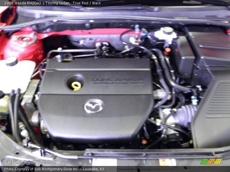 True Red / Black 2008 Mazda MAZDA3 s Touring Sedan