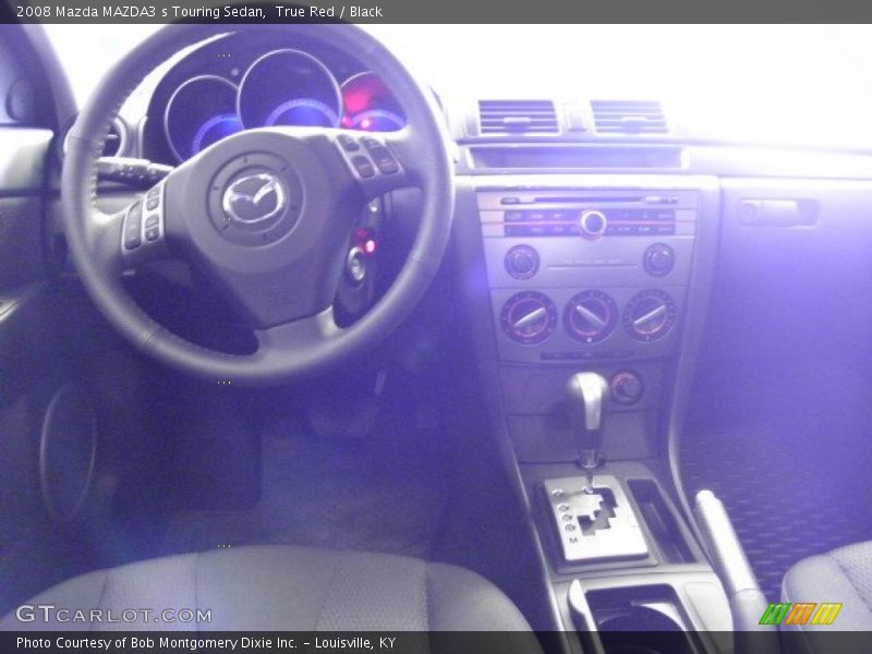 True Red / Black 2008 Mazda MAZDA3 s Touring Sedan