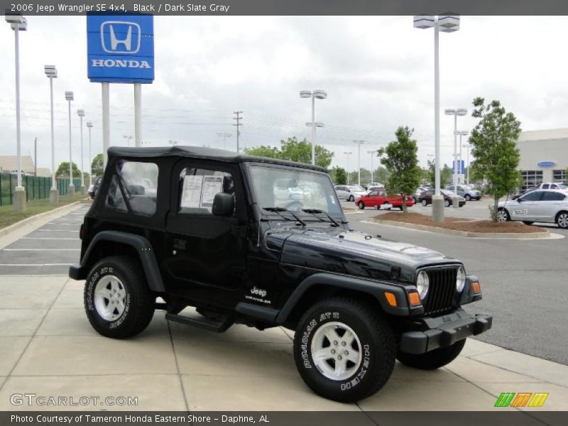 Black / Dark Slate Gray 2006 Jeep Wrangler SE 4x4