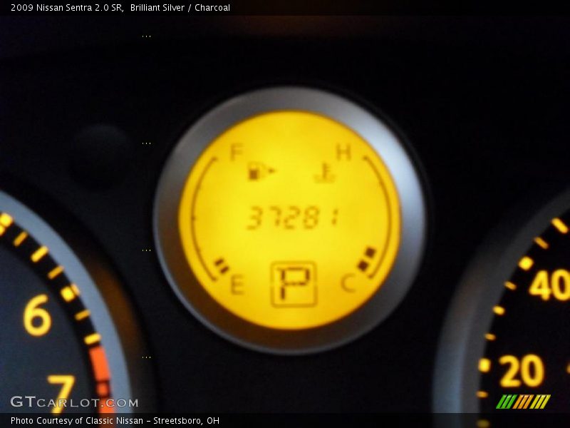 Brilliant Silver / Charcoal 2009 Nissan Sentra 2.0 SR