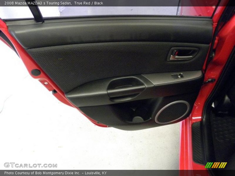 True Red / Black 2008 Mazda MAZDA3 s Touring Sedan