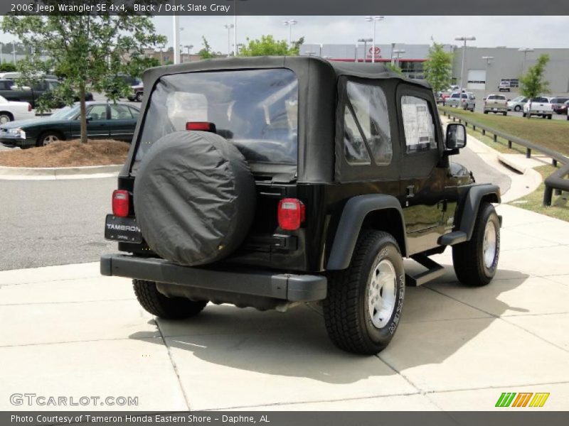 Black / Dark Slate Gray 2006 Jeep Wrangler SE 4x4