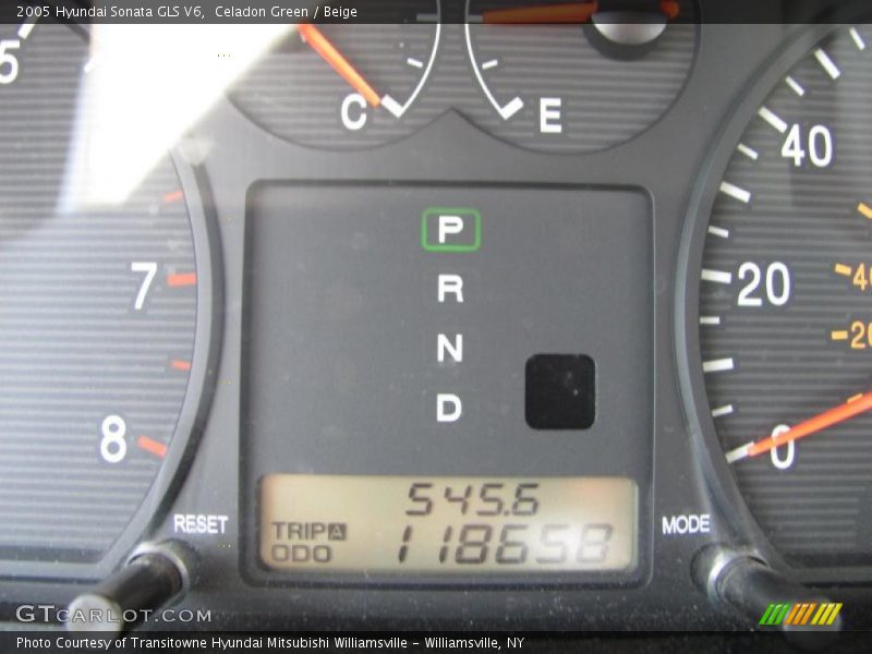 Celadon Green / Beige 2005 Hyundai Sonata GLS V6