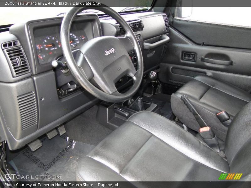  2006 Wrangler SE 4x4 Dark Slate Gray Interior