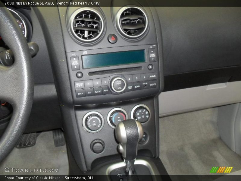 Venom Red Pearl / Gray 2008 Nissan Rogue SL AWD