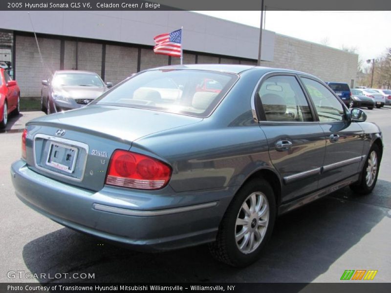 Celadon Green / Beige 2005 Hyundai Sonata GLS V6