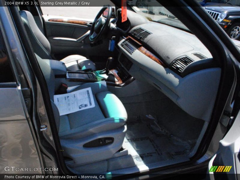 Sterling Grey Metallic / Grey 2004 BMW X5 3.0i