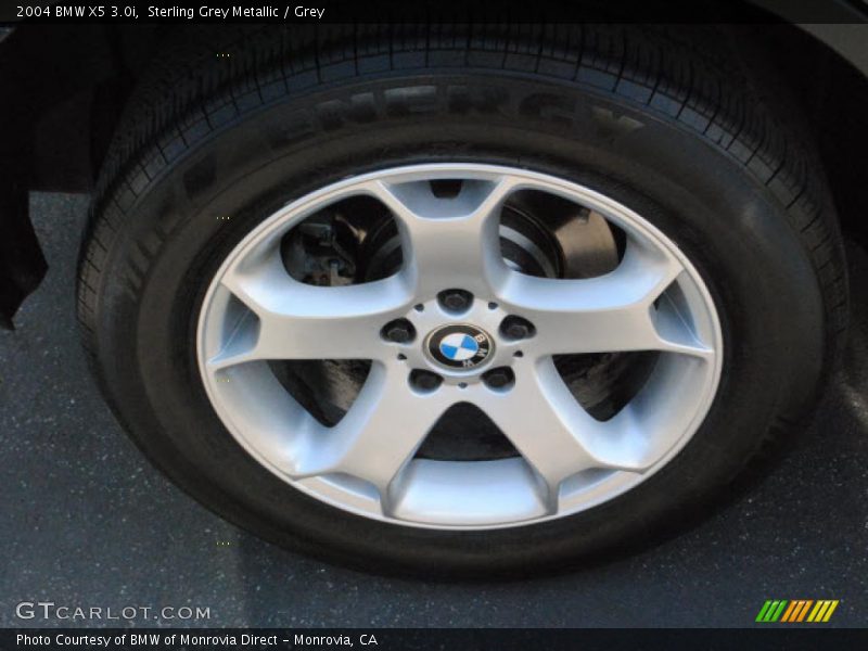 Sterling Grey Metallic / Grey 2004 BMW X5 3.0i