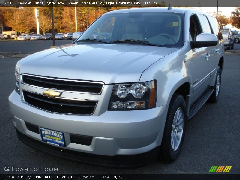 Sheer Silver Metallic / Light Titanium/Dark Titanium 2011 Chevrolet Tahoe Hybrid 4x4