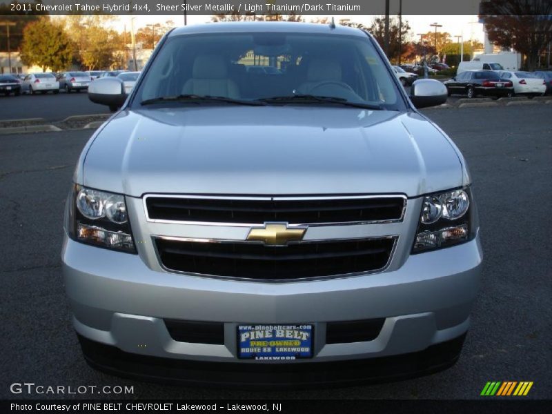 Sheer Silver Metallic / Light Titanium/Dark Titanium 2011 Chevrolet Tahoe Hybrid 4x4