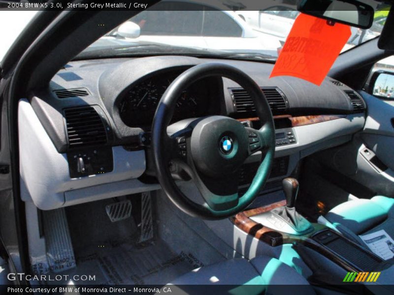 Sterling Grey Metallic / Grey 2004 BMW X5 3.0i