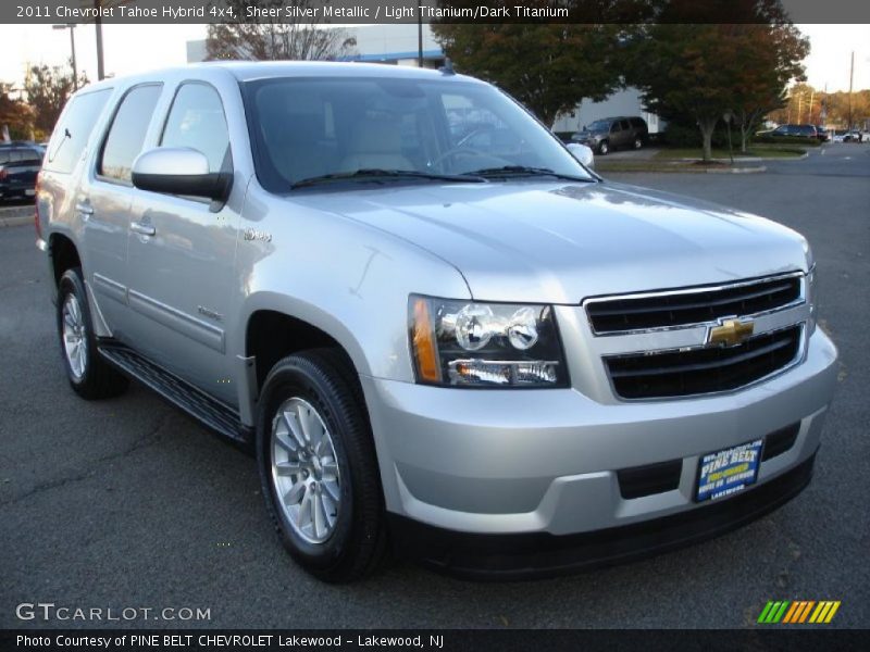 Sheer Silver Metallic / Light Titanium/Dark Titanium 2011 Chevrolet Tahoe Hybrid 4x4