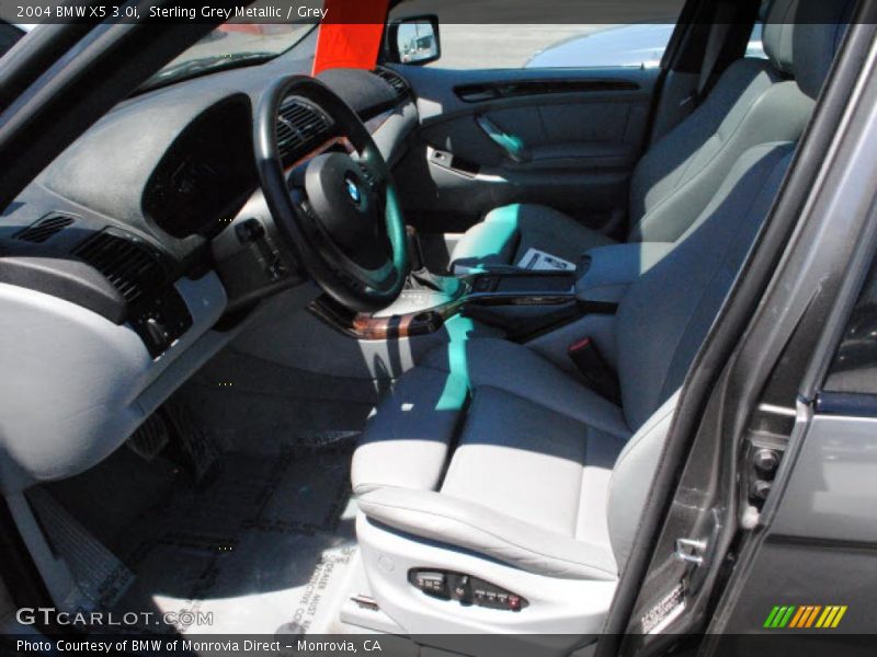 Sterling Grey Metallic / Grey 2004 BMW X5 3.0i