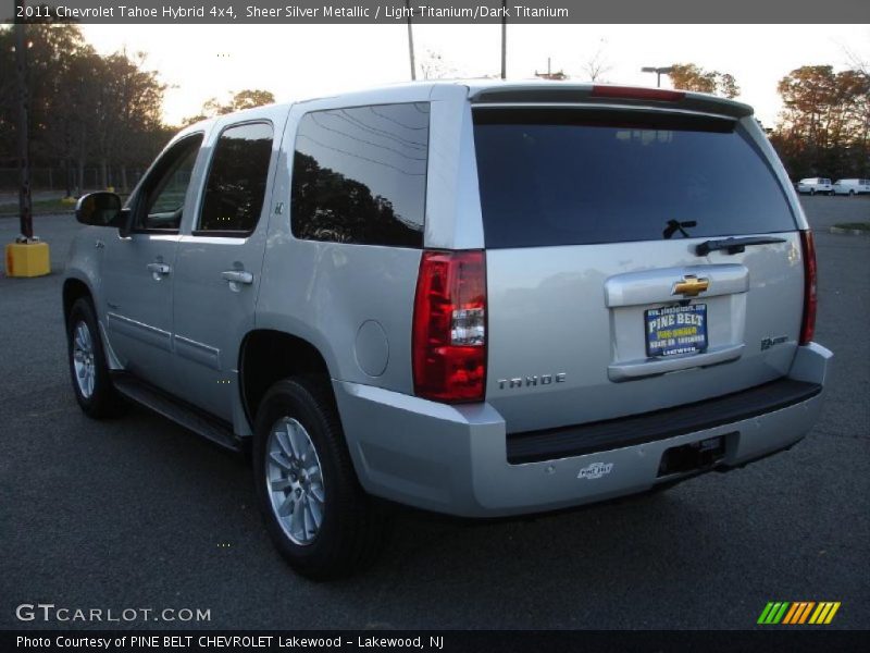 Sheer Silver Metallic / Light Titanium/Dark Titanium 2011 Chevrolet Tahoe Hybrid 4x4